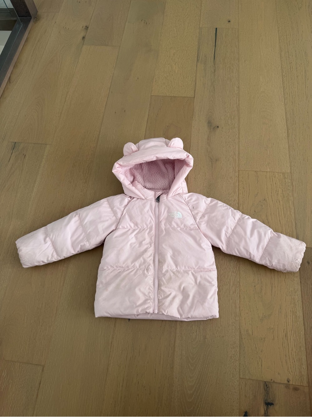 The North Face Infant Bear Ear Hooded Puffer Jacket
